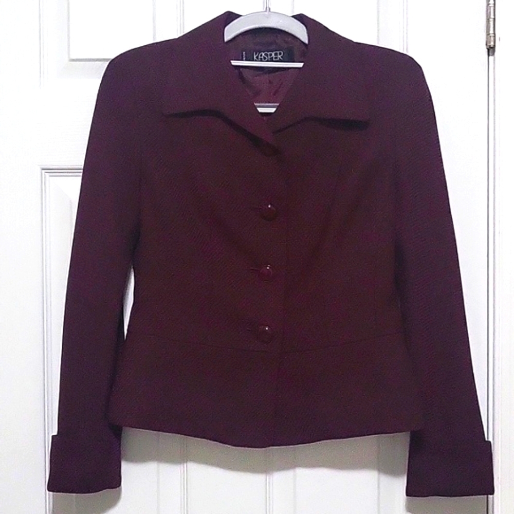 Kasper peplum jacket